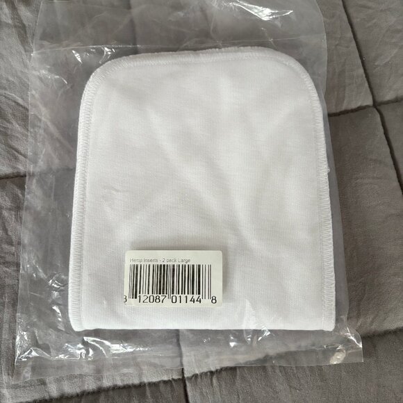 NEW and sealed, 2-pack Thirsties diaper hemp inserts, made in USA - Picture 4 of 7